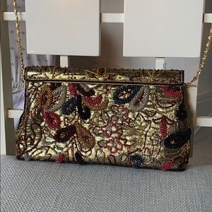 Vintage beaded mini purse